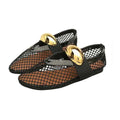 Rome Fishnet Ballet Shoes