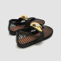 Rome Fishnet Ballet Shoes
