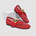 Rome Fishnet Ballet Shoes