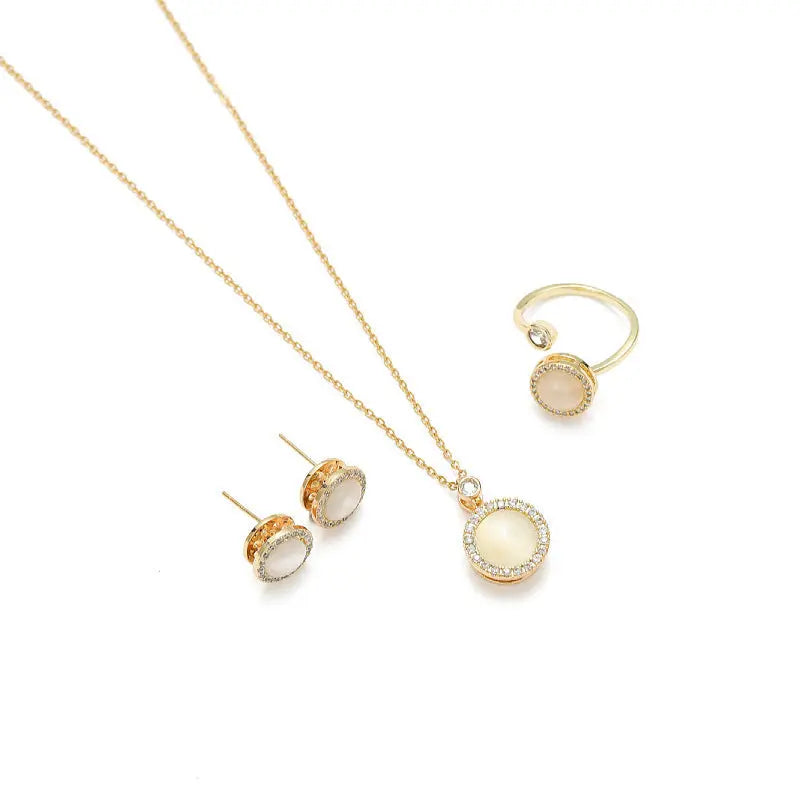 Rotating Opal Necklace For Women - electronic accessories