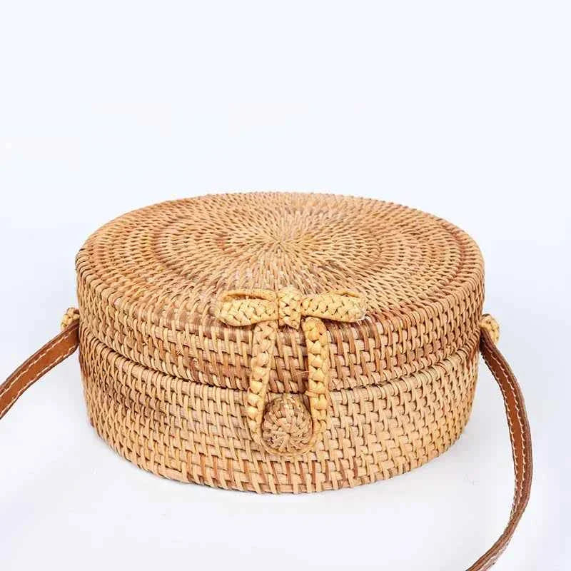 Round Straw Bags Women Summer Rattan Bag