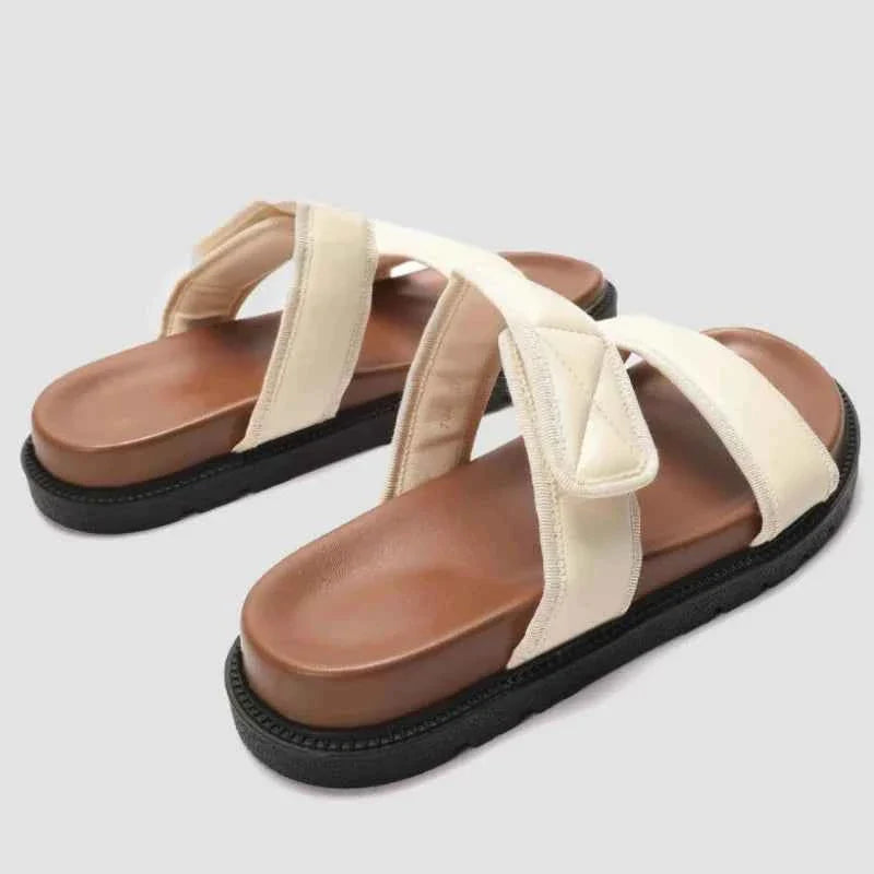 Round Toe Soft Sole Platform Sandal Women