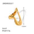 Rust Proof Stainless Steel Big Personal Ring - JDR2401013