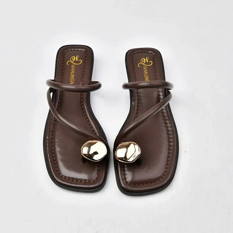 Sandals Woman - Brown / 36