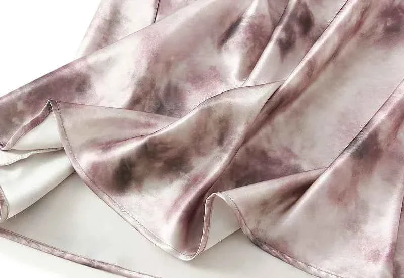 Satin Long Skirts Women's