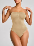 Seamless Plus Size Shapewear - Beige / L
