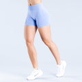 Seamless Workout Clothes Running Bra Shorts Trousers Suit - Light Blue / L - Other