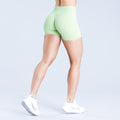 Seamless Workout Clothes Running Bra Shorts Trousers Suit - Light Green / L - Other