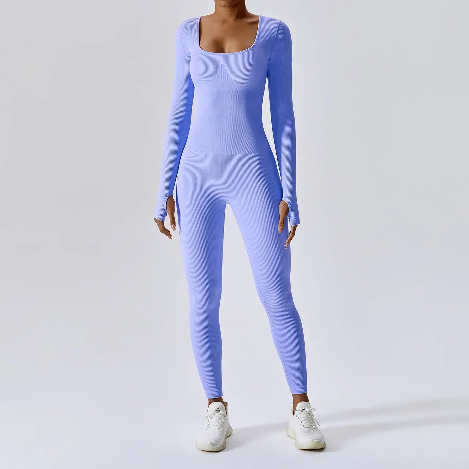 Seamless Yoga Suit Women’s Bodysuit - Lavender / M / CHINA