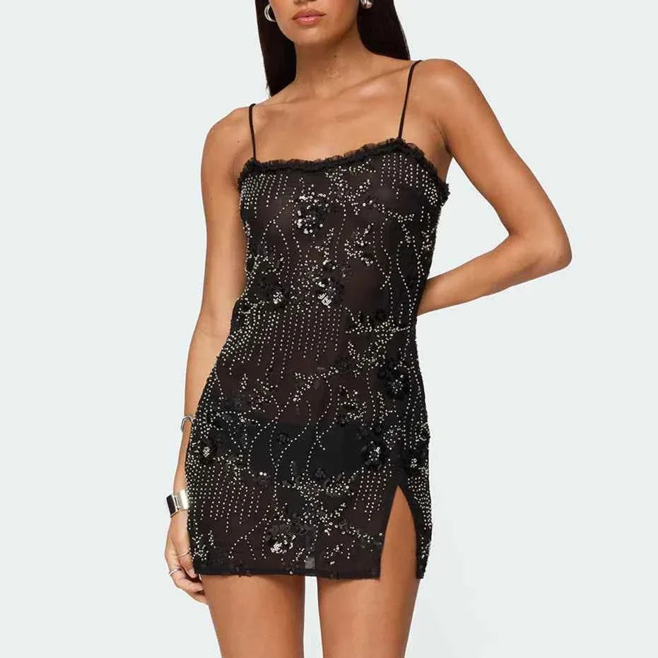 Sequin/Bead Mini Dress for Women