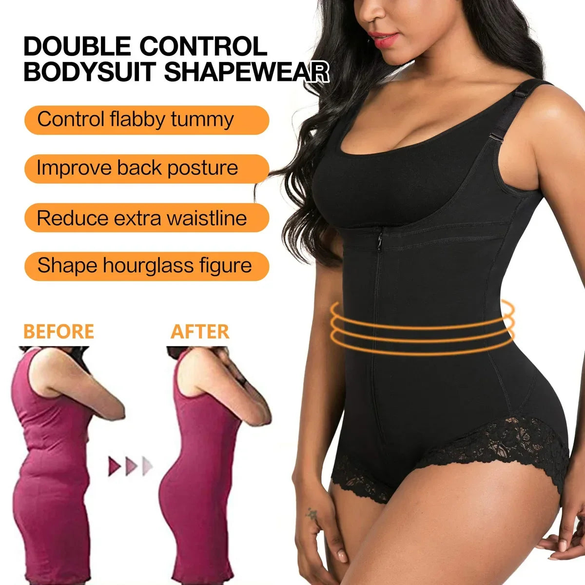 Shapewear Colombian Abdomen Woman Reducing and Shaping Girdles