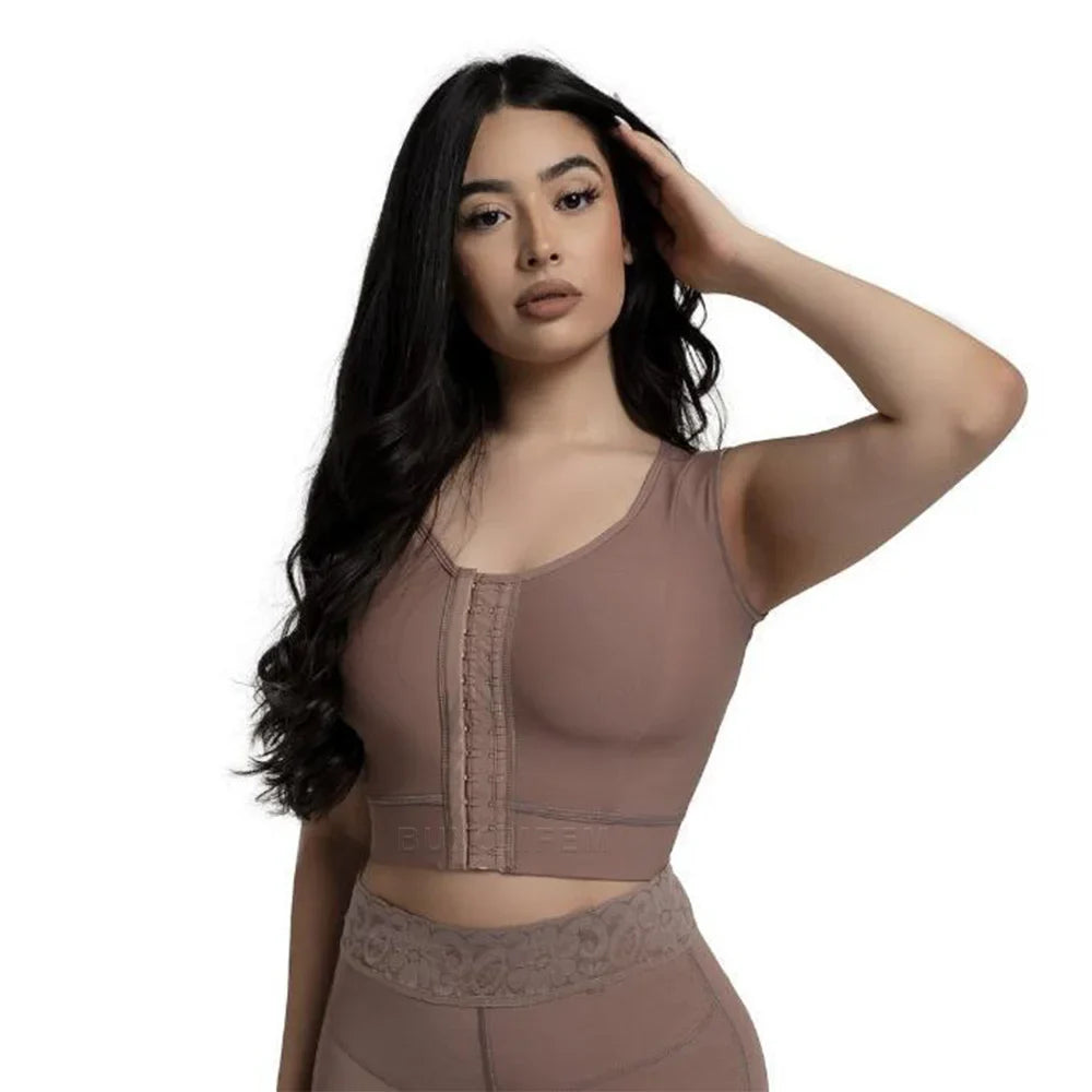 Shaping Vest Women’s Tops Soft Shapewear - TAN / XXL