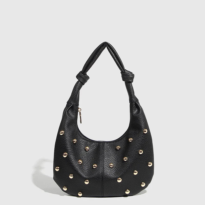 Shoulder Bags Solid Color PU High-end Yellow Bag