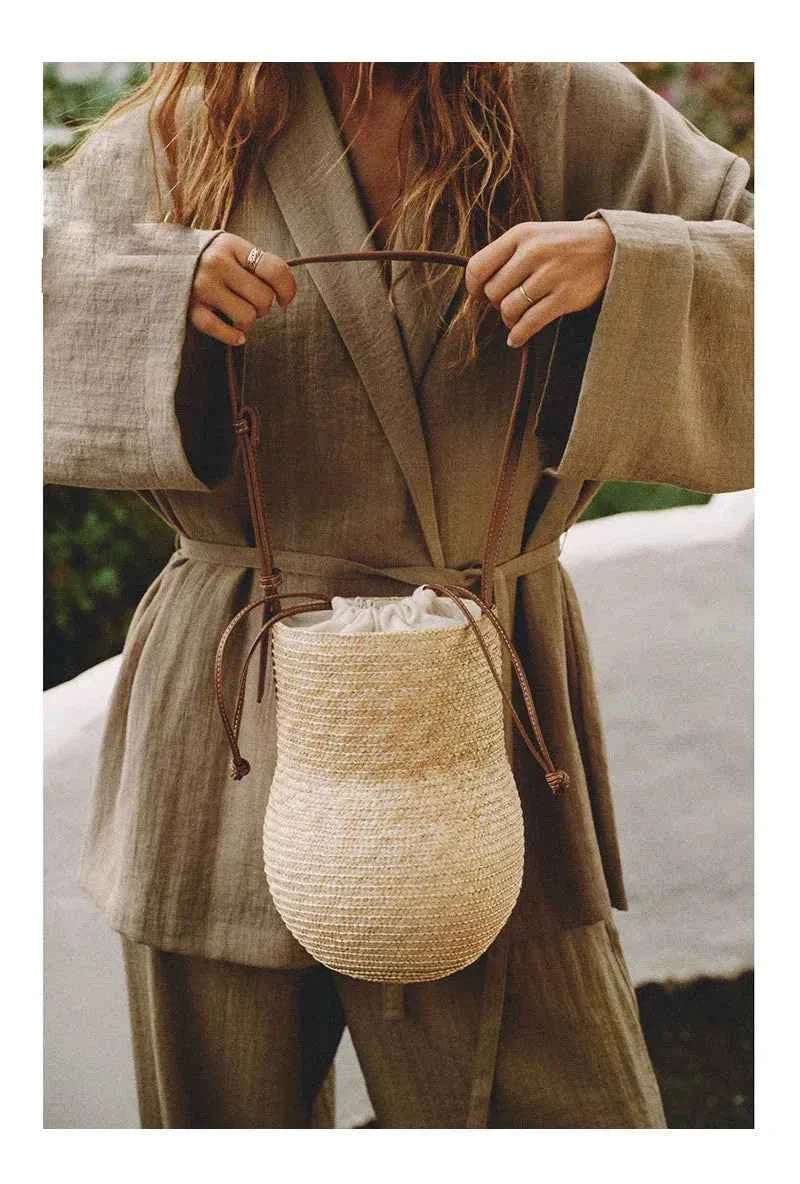 Shoulder Grass Woven Bag