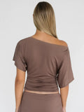Shoulder T-shirt Tops For Women