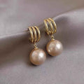 Simple Advanced Pearl Vintage Earrings - Norellé