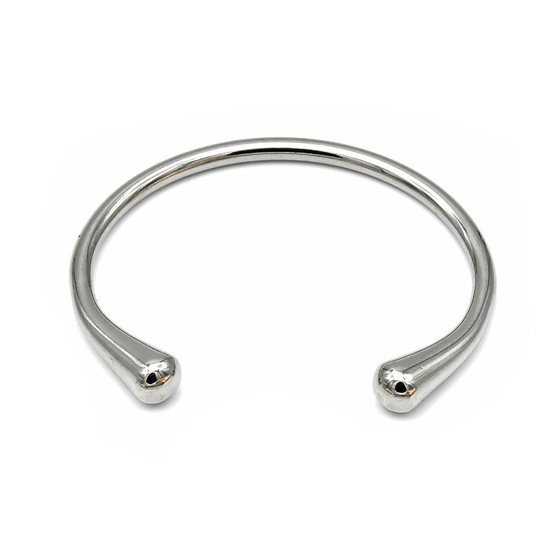Simple Drop Shape Titanium Steel Bracelet