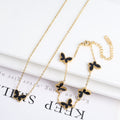 Simple Fashion Personality Temperament Butterfly Necklace - Black Suit - electronic accessories