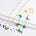 Simple Fashion Personality Temperament Butterfly Necklace - Green Suit - electronic accessories