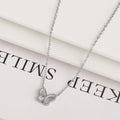Simple Fashion Personality Temperament Butterfly Necklace - Silver - electronic accessories