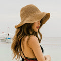 Simple Girl Sun Hat - Khaki-A