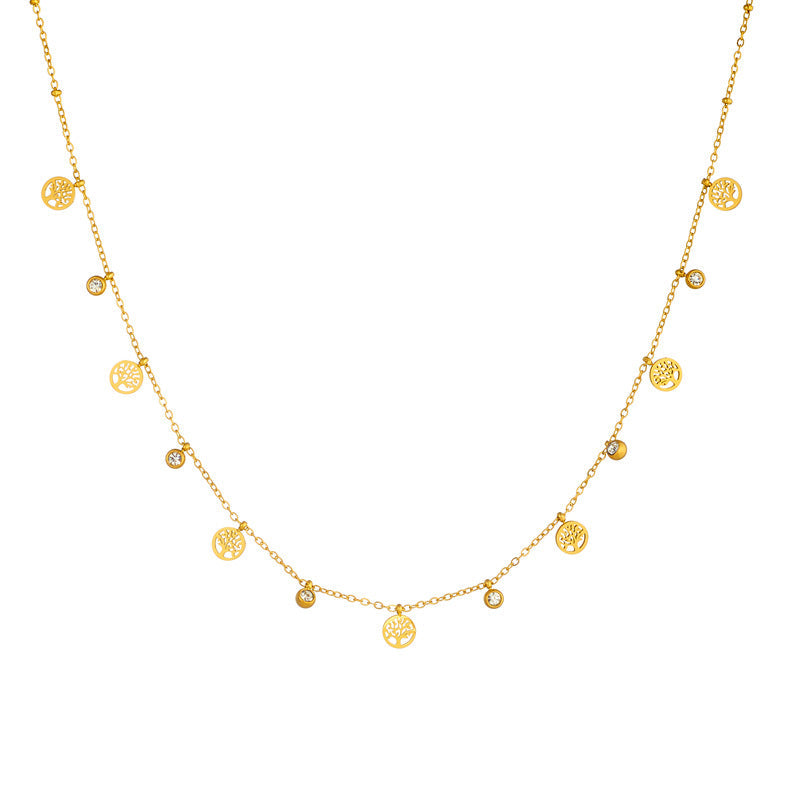 Simple Gold-plated Butterfly Wafer Accessory Pendant Chain - electronic accessories