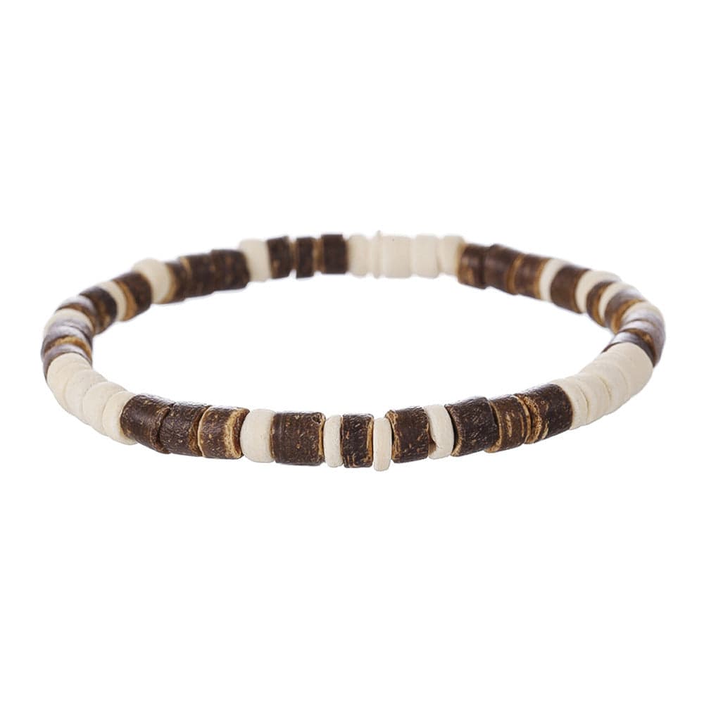 Simple Turquoise Wooden Bead Bracelet - ZJ11931 - electronic accessories