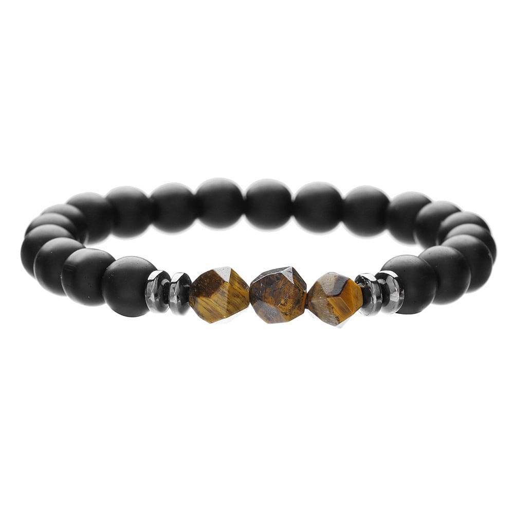 Simple Turquoise Wooden Bead Bracelet - ZJ13477 - electronic accessories