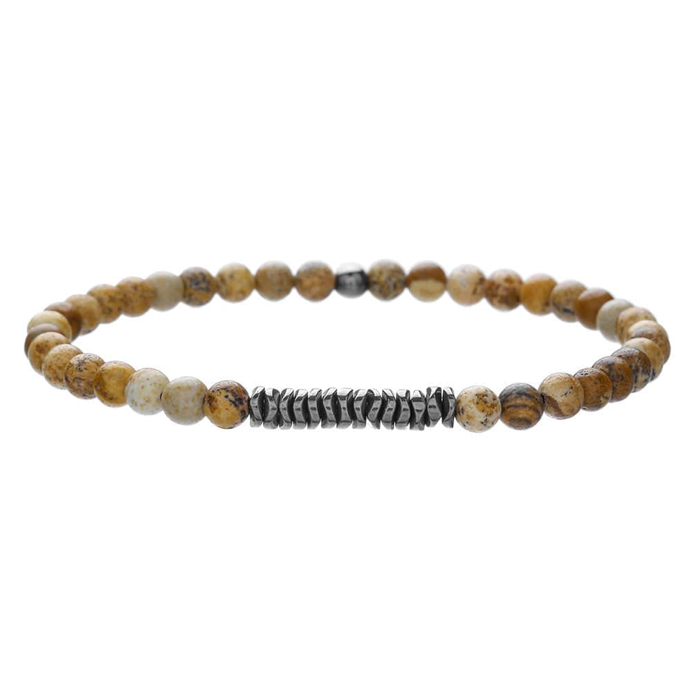 Simple Turquoise Wooden Bead Bracelet - ZJ13479 - electronic accessories