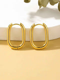 Simple U-shaped Ear Clip Trendy Earrings - Gold - electronic accessories