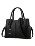 Single Shoulder Oblique Cross Women’s Bag - black