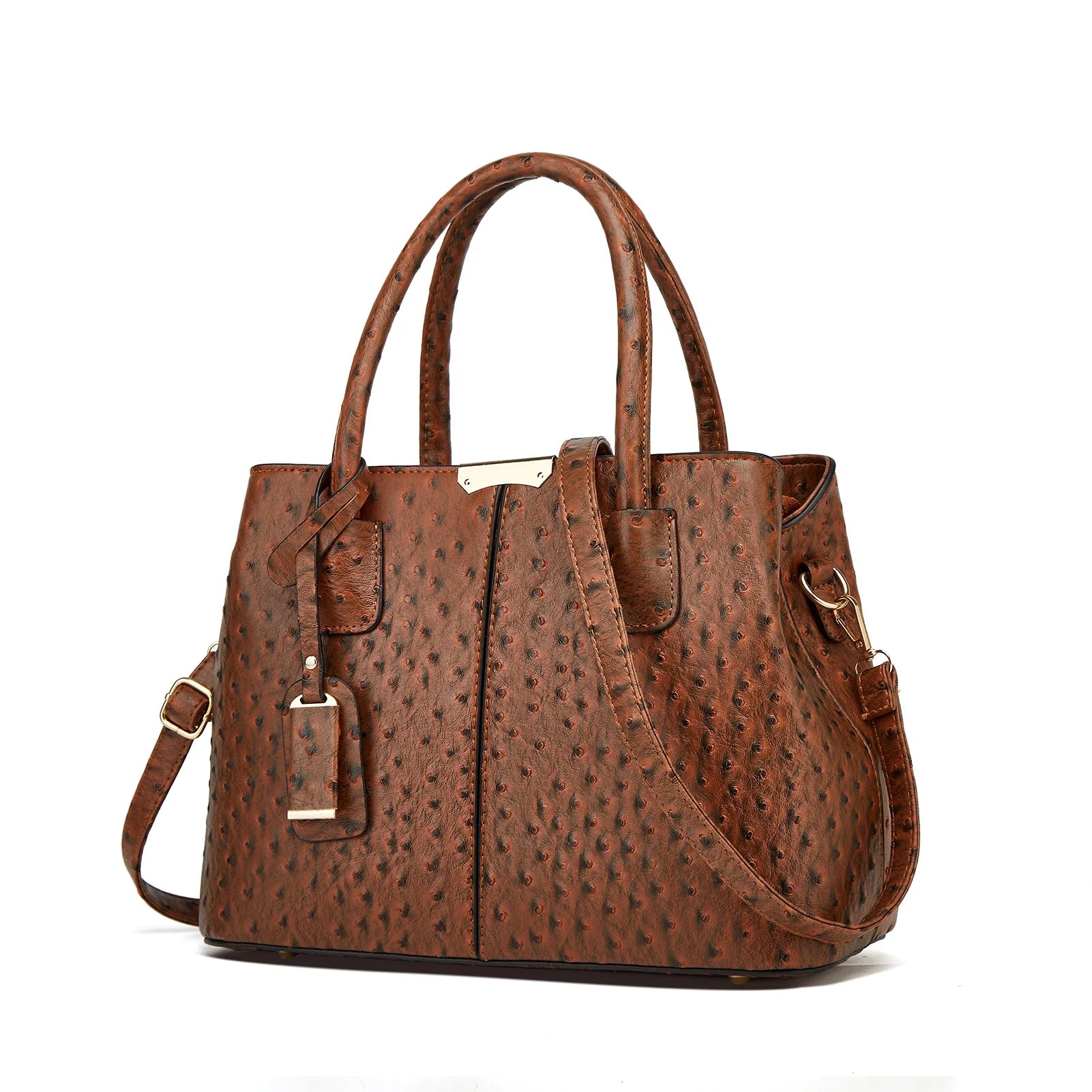 Single Shoulder Oblique Cross Women’s Bag - Brown