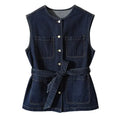 Sleeveless Large Pocket Vest Jacket