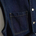 Sleeveless Large Pocket Vest Jacket