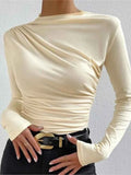 Slim Fit T Shirt Women Long Sleeve