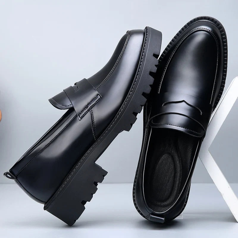 Soft Leather Breathable Loafers