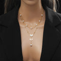 Special-interest Retro Double-layer Chain Pearl Butterfly Tassel Pendant Necklace - N2528 - electronic accessories