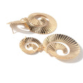 Spiral Earrings - Gold - electronic accessories