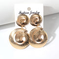 Spiral Earrings - Gold - electronic accessories