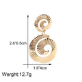 Spiral Earrings - Gold - electronic accessories