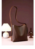 Split leather Cowhide Women Shoulder Bag