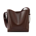 Split leather Cowhide Women Shoulder Bag