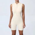 Sports Scrunch Butt Short Suit Women’s - beige / L / CHINA