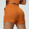 Sports Straight Casual Shorts Women’s - orange / S