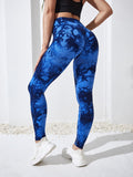 Sports Trousers Skinny Peach Hip Raise High Waist - Sapphire Blue / L - Other