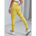 Sports Trousers Skinny Peach Hip Raise High Waist - Yellow / L - Other