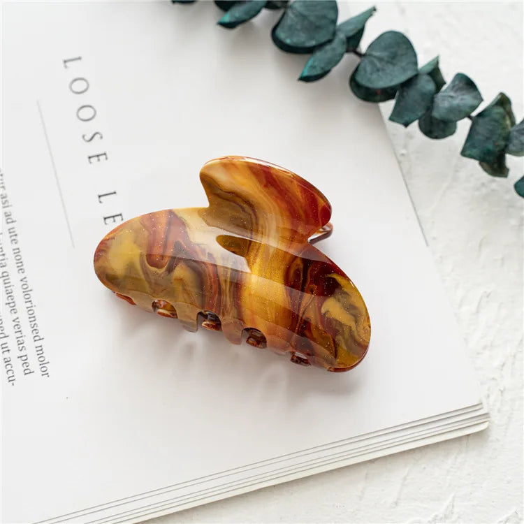 Spring Starry Sky Acrylic Hair Claw Clips - SKU-04-8.5CM / CHINA