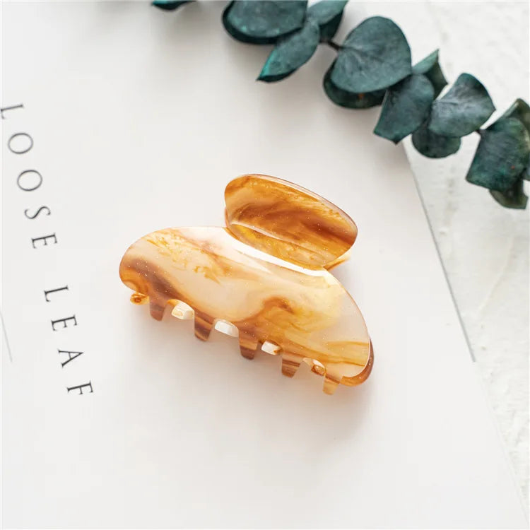 Spring Starry Sky Acrylic Hair Claw Clips - SKU-09-6.5CM / CHINA