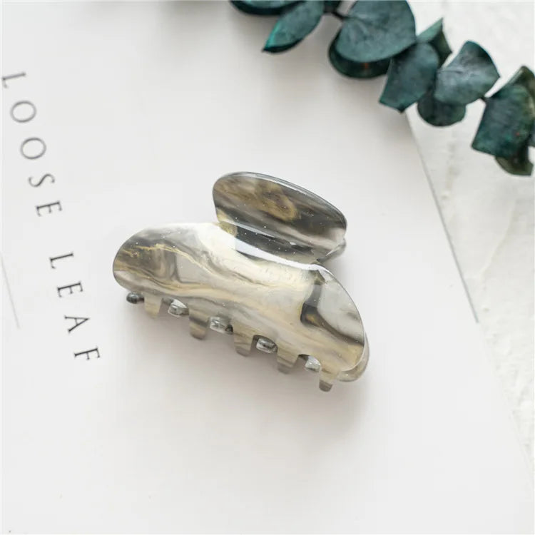 Spring Starry Sky Acrylic Hair Claw Clips - SKU-11-6.5CM / CHINA