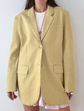 Spring / Summer Women Fashion Linen Basic Jacket